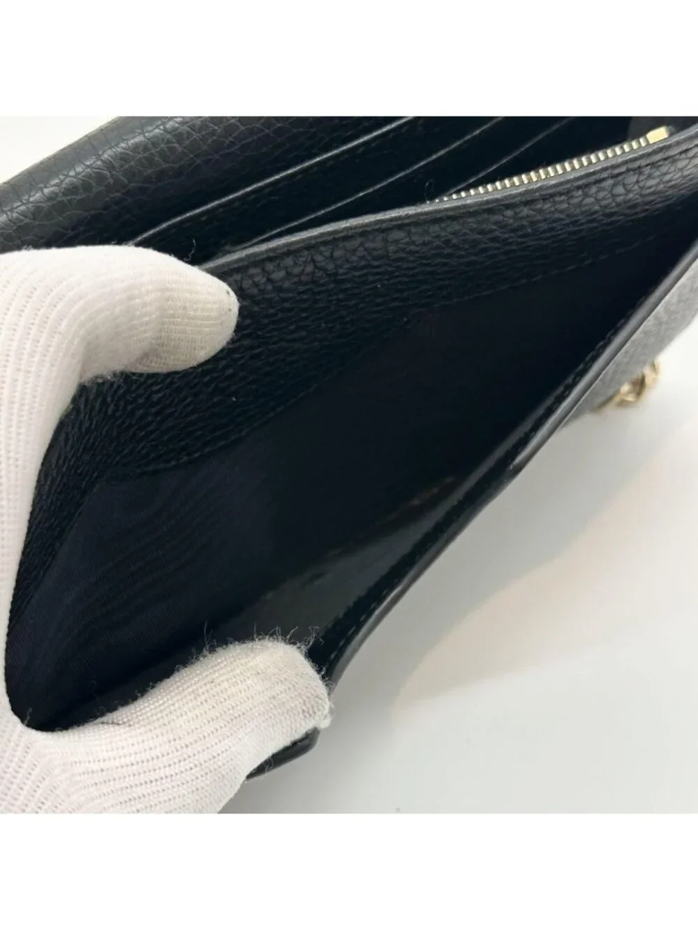 Gucci Soho Chain Wallet Interlocking - Picture 15 of 16